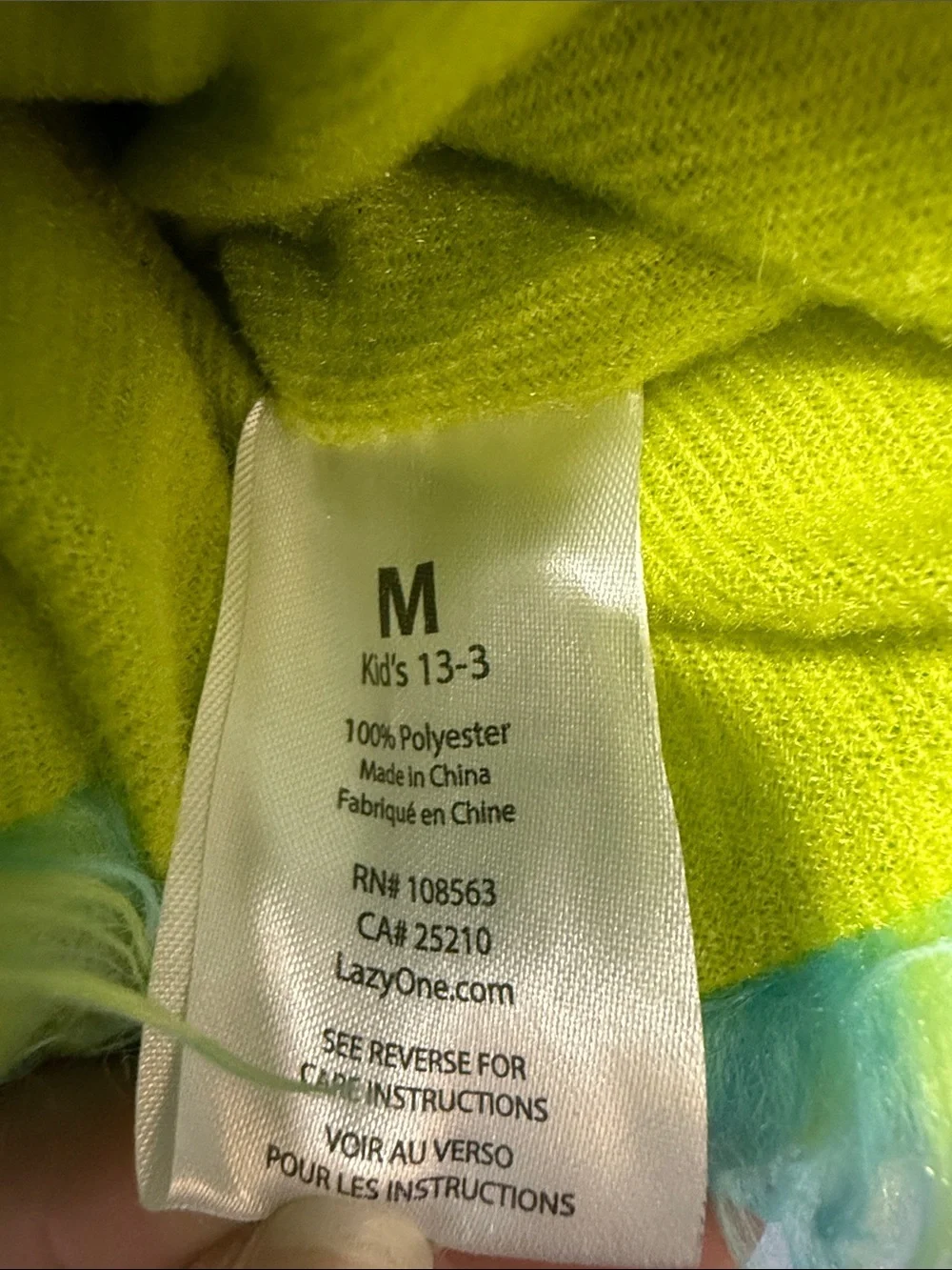 Lazy One plush monster